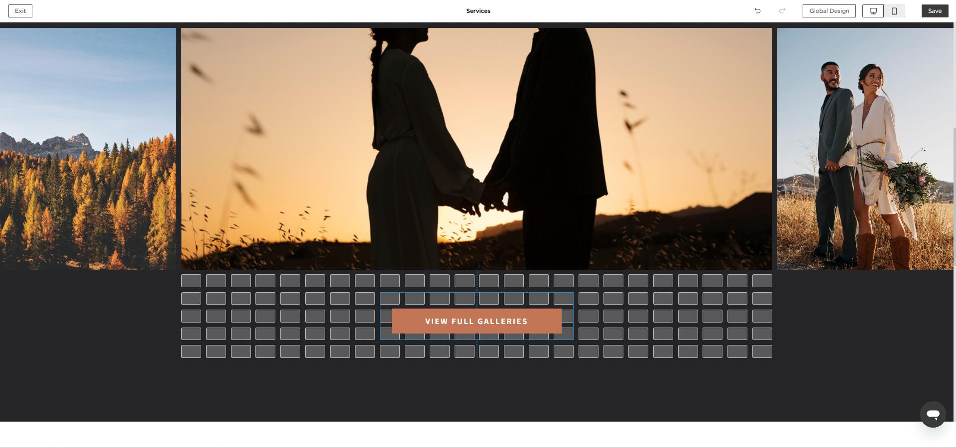 Elopement Photography website