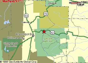 Cloudcroft New Mexico Visitor S Guide Cloudcroft Map2 