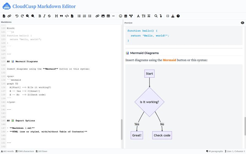 Cloudcusp Markdown - Geometric Background Collection - 8K Quality