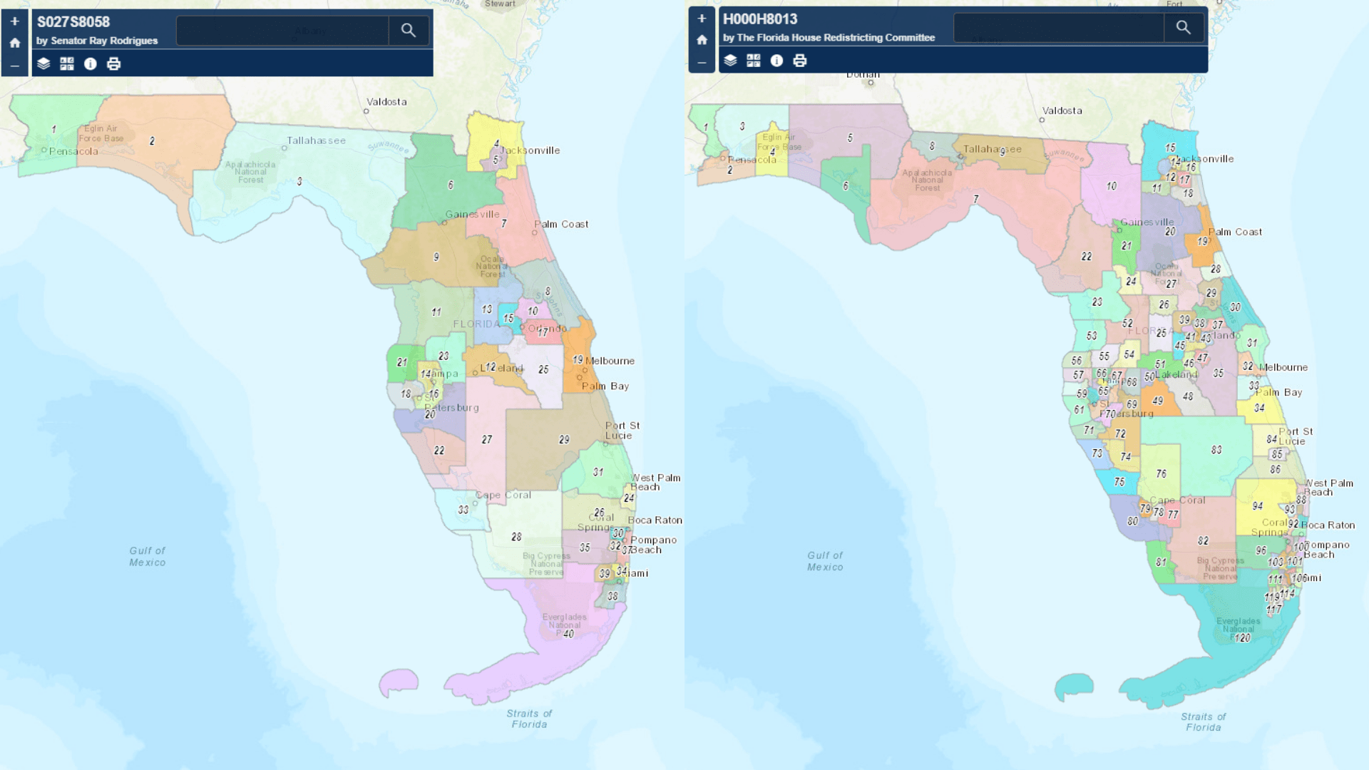 Florida House District Map 