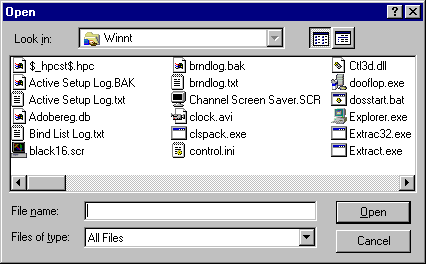 How To Display The Common File Open Dialog To Choose A File Access - Desktop Gradient Wallpapers for Desktop