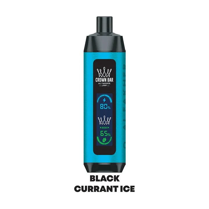 Al Fakher Crown Bar 8000 Puffs DTL Disposable Vape – 18ml, 5% Nicotine, Rechargeable in Pakistan