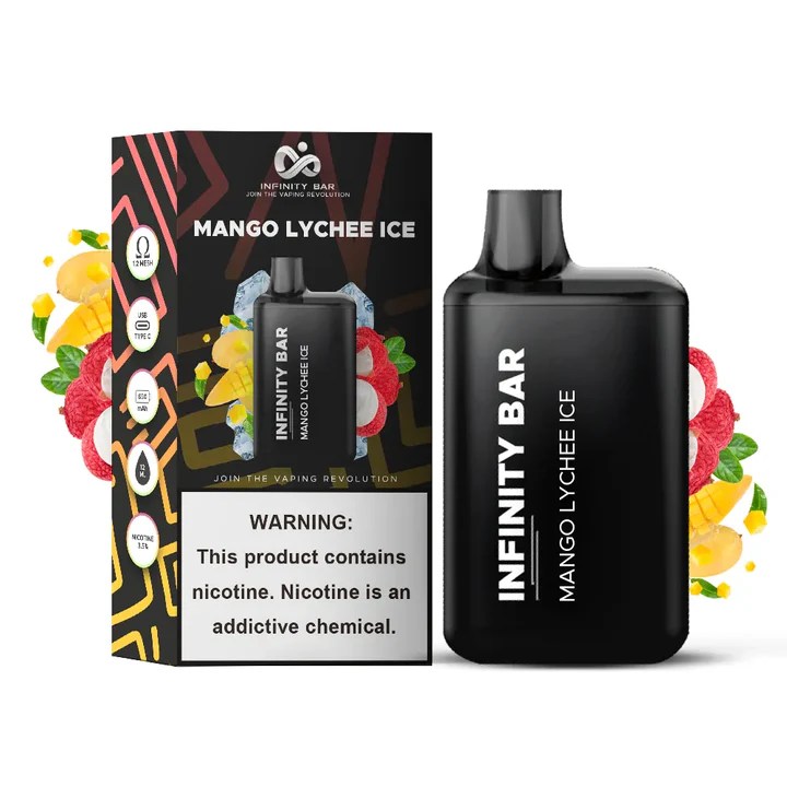 INFINITY BAR MANGO LYCHEE ICE 5K PUFFS DISPOSABLE