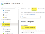 Setup Android Device Enrollment In Intune