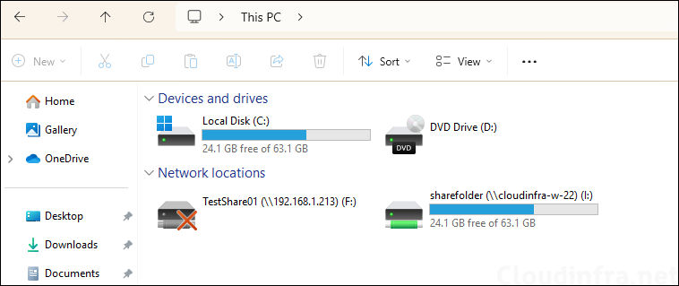 Map A Network Drive Using Intune Map