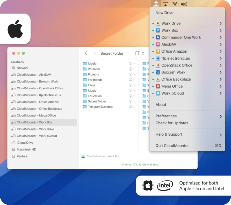 Cloud Storage Manager For Mac Filebrowser Pro - Best Gradient Textures in High Resolution