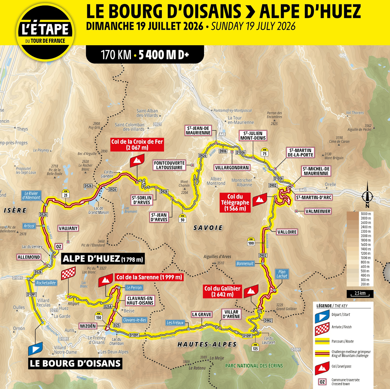 2026 Etape Du Tour One Of The Most Demanding Editions Finishing Atop 2026 Etape Du Tour Map 