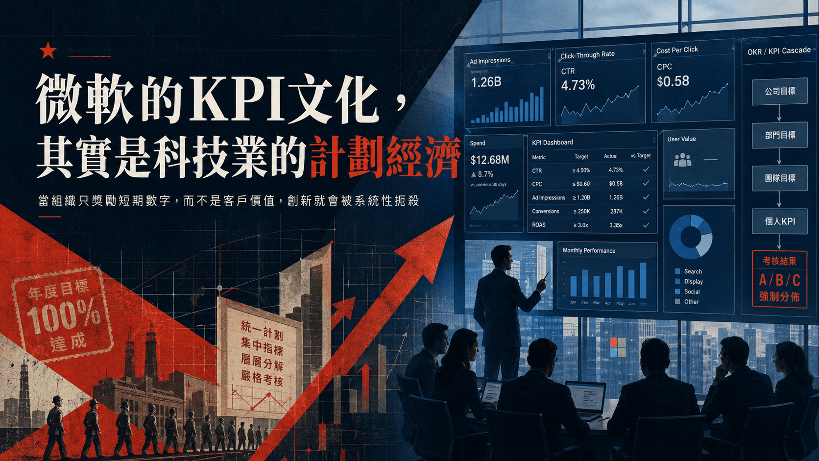 微軟的KPI文化，其實是科技業的計劃經濟