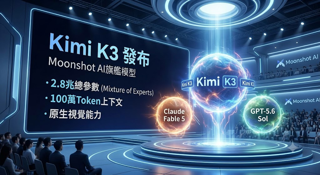 Kimi K3 發布：開源模型第一次站到閉源巨頭身旁，但真正的考驗才剛開始
