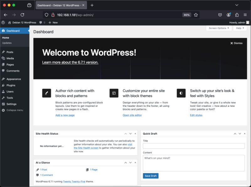 Install Wordpress With Nginx And Let S Encrypt On Debian 12 Cloudspinx - High Resolution Colorful Illustrations for Desktop
