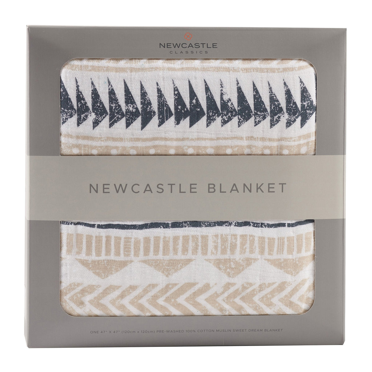 Pyramid cotton muslin newcastle blanket - image 1