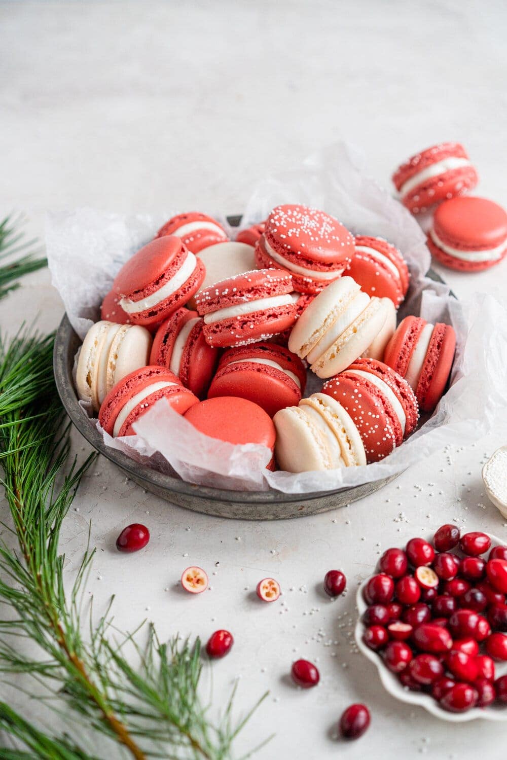 pic Cranberry Macarons Recipe cranberry and white chocolate macarons