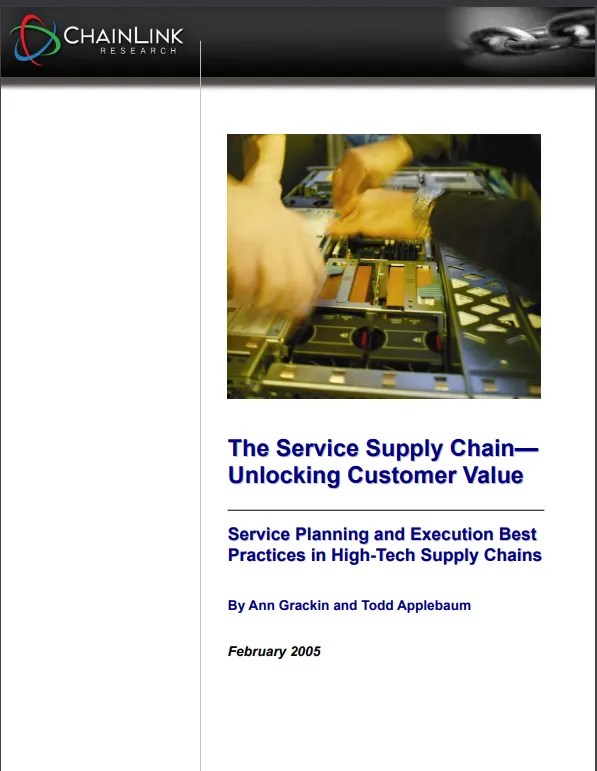 The service supply chain