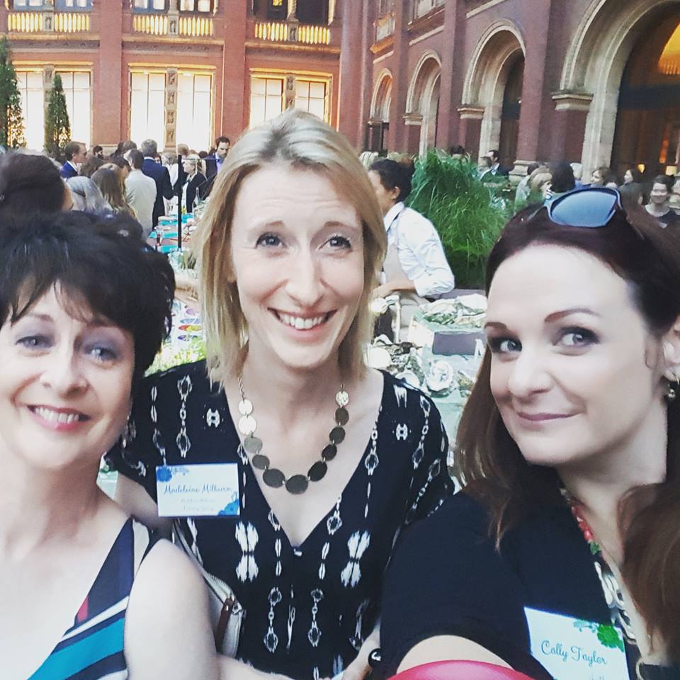 Fionnuala Kearney, my agent Madeleine Milburn, me