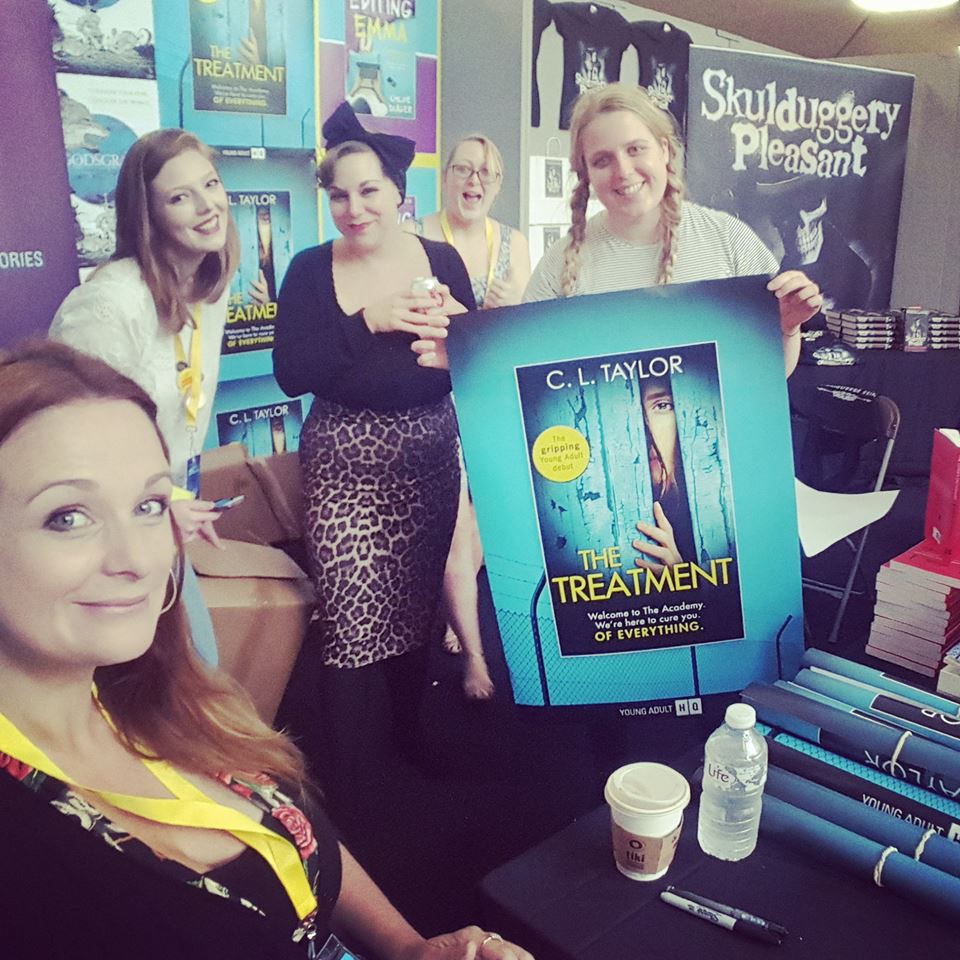 With the HarperCollins HQ team.