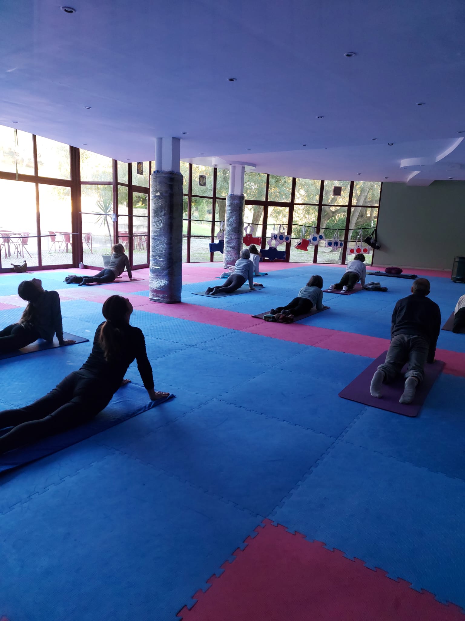 Aula de yoga