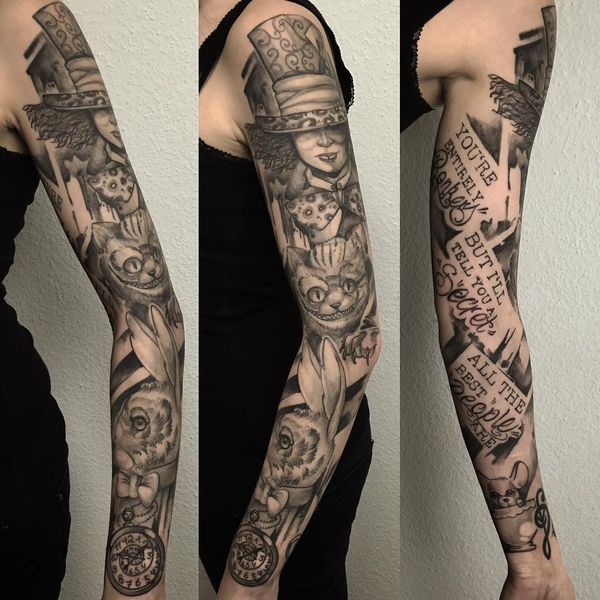 Cheshire Cat Tattoos Conceptions - Club Tatouage
