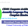 CS401 Computer Architecture And Assembly Language Programming Complete ...
