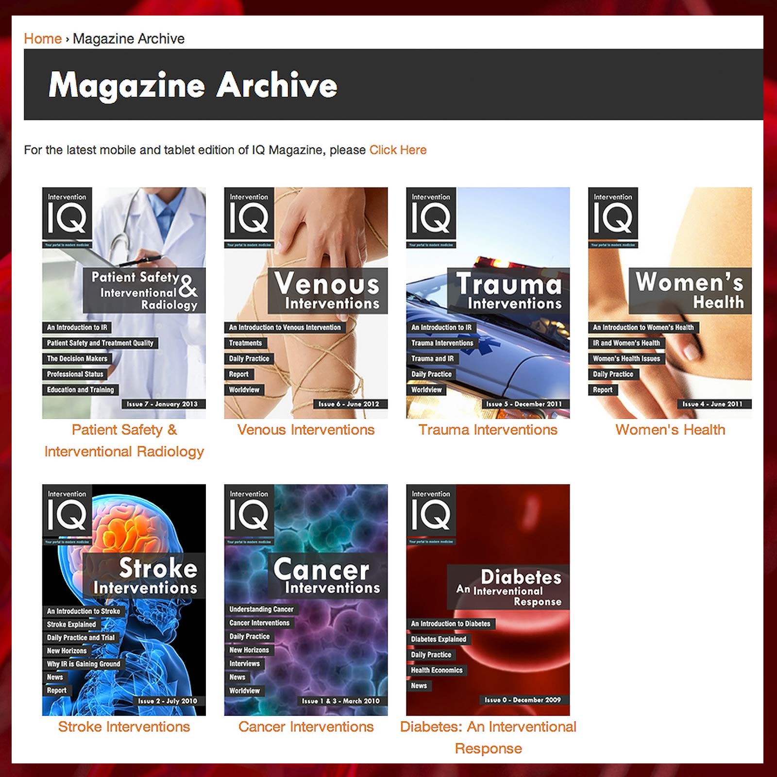 Digital Magazine Library, Intervention IQ