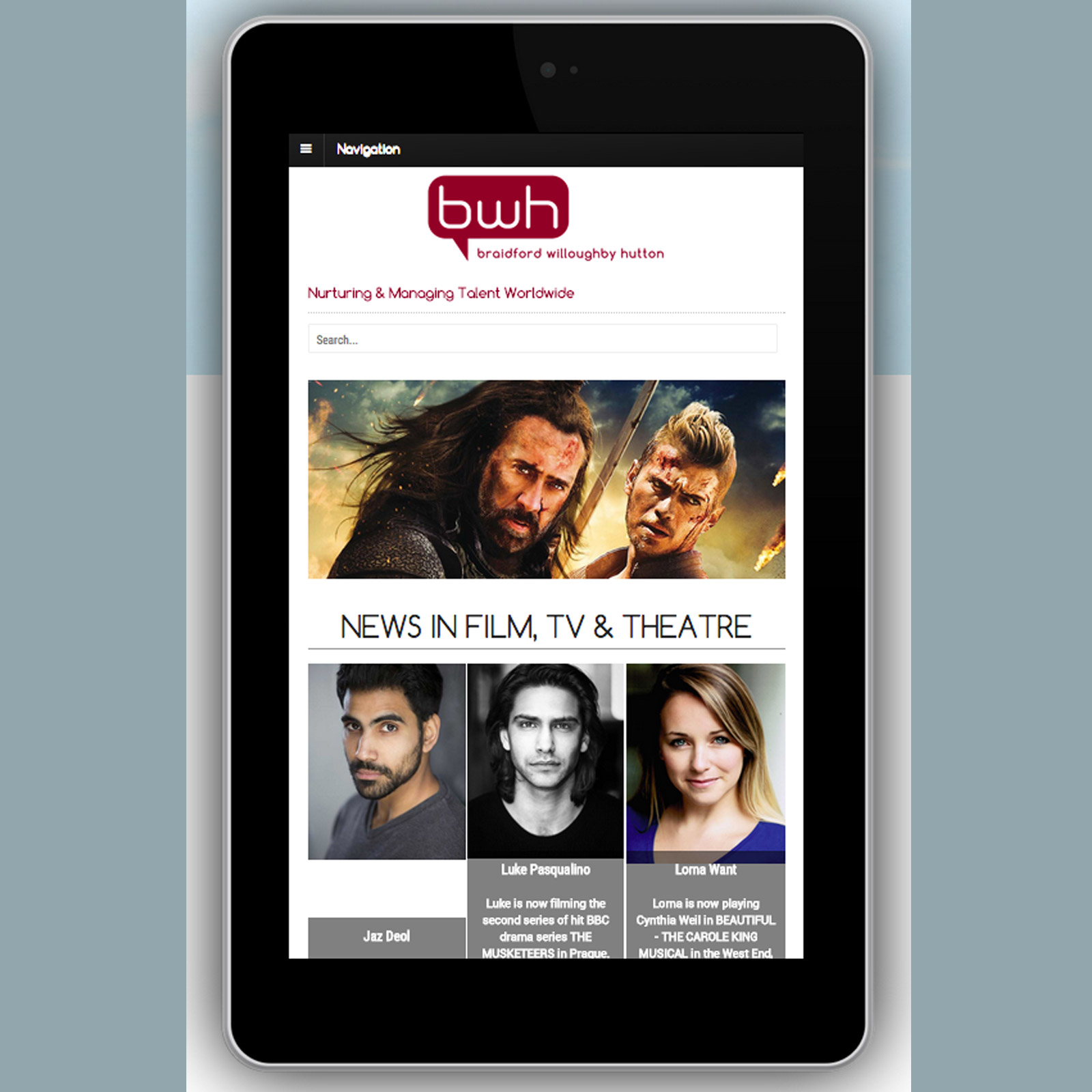 Optimisation for tablets, Cross-platform web design, BWH Agency