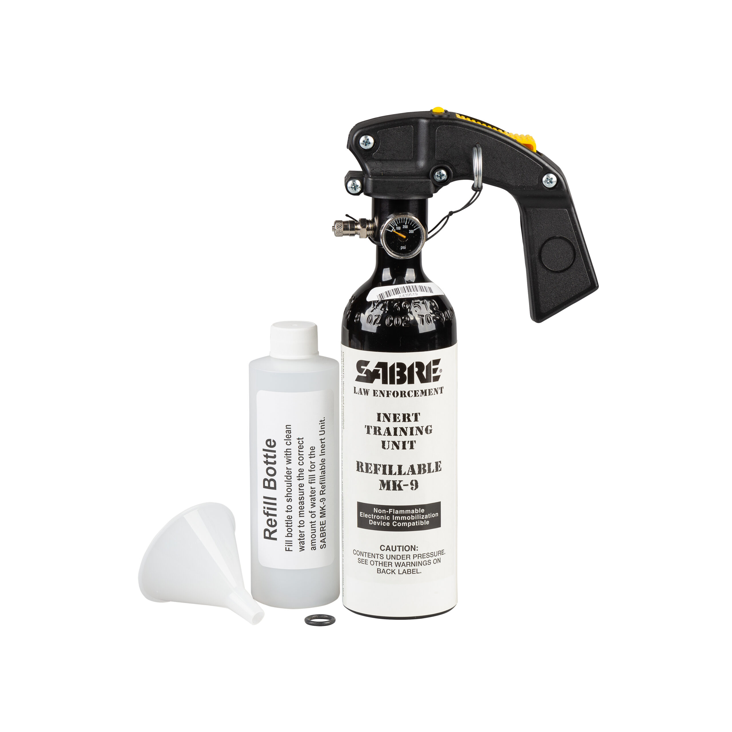 Sabre 90h2o50 r Inert 120 Oz Mk 9 Refillable Stream   Complete Kit
