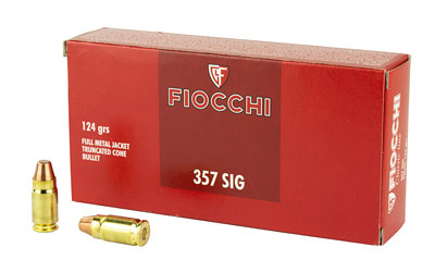 FIOCCHI 357SIG 124GR FMJ 50/1000