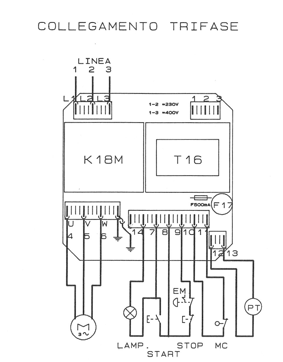 Scheda Elettronica Di Potenza Per Motore Trifase O Monofase Con Pulsante Ebay