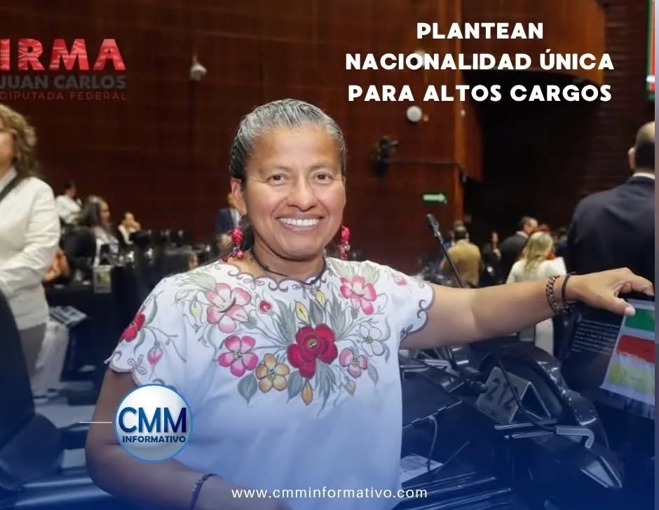 Irma Juan Carlos respalda nacionalidad única para Presidencia y gubernaturas