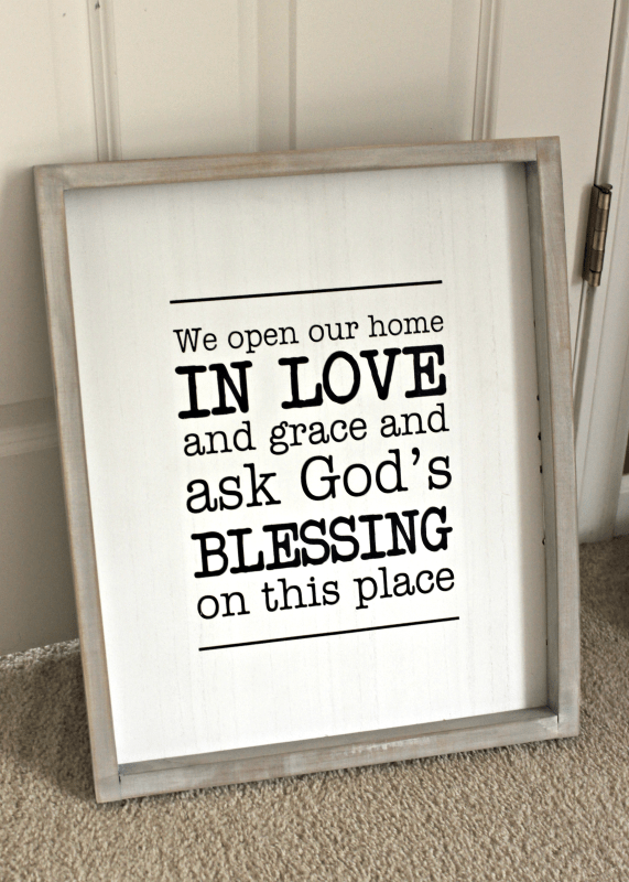 Wedding gift sign diy