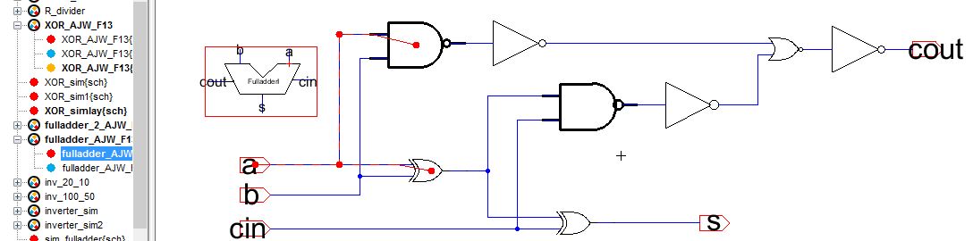 Implement A Full Adder Circuit Using Nand Gates Only