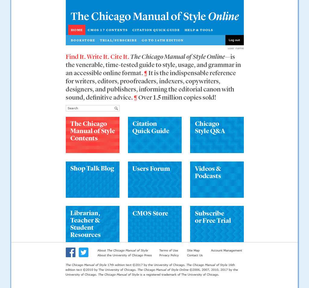 Announcing The Chicago Manual of Style, 17th Edition - CMOS Shop Talk