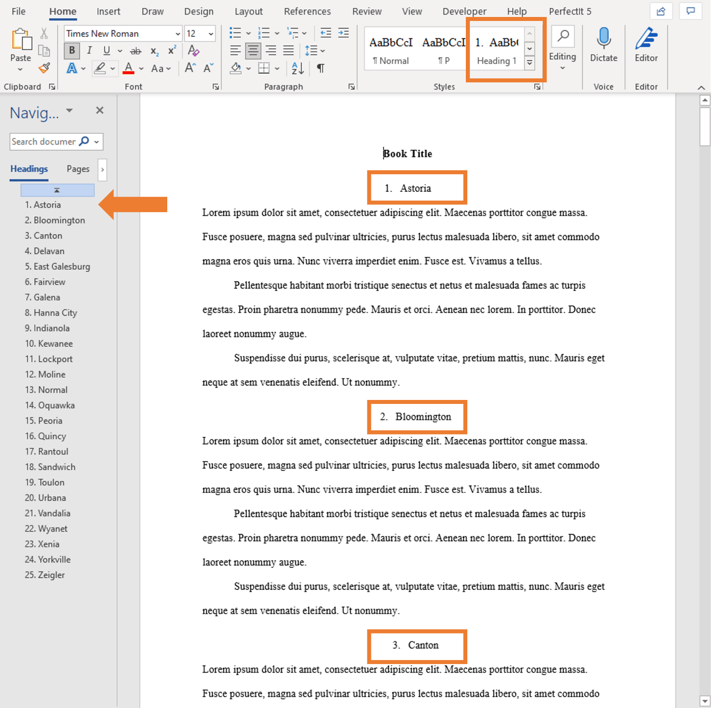 How to Reorganize Book Chapters with a Click - CMOS Shop Talk