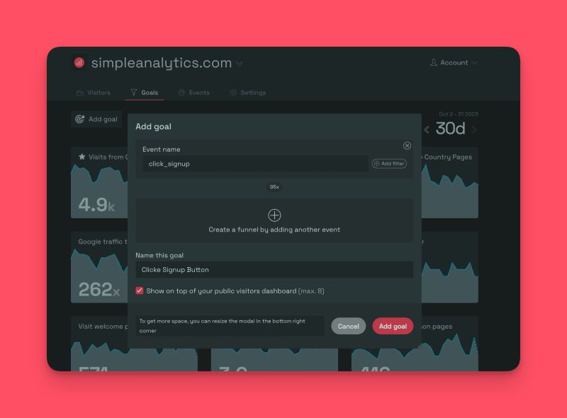 Event Tracking With Simple Analytics - Perfect Minimal Image - Ultra HD