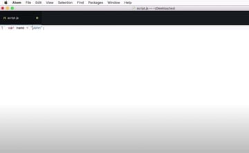 Uma string em JavaScript