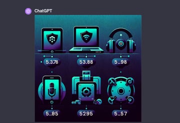 saída de imagem de dados de vendas