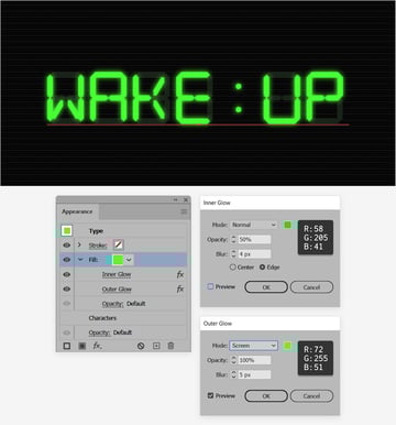 brilho do relógio digital