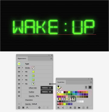 padrão de relógio digital