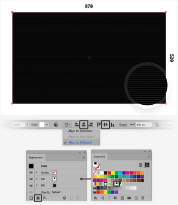 aplicar padrão de plano de fundo