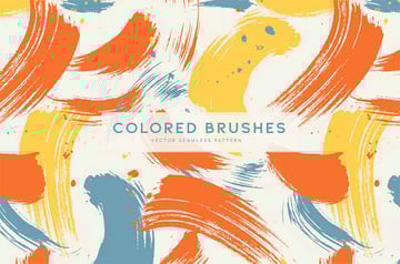 Pincéis coloridos para designer de afinidade