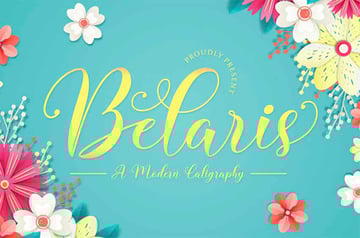 Fonte Script Belaris