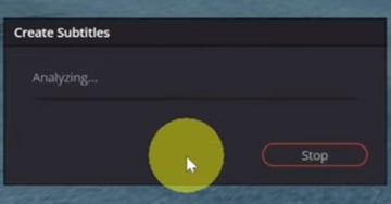 Como adicionar legendas em Davinci Resolve: Processamento de legendas de automóveis da Davinci.