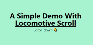 O layout da primeira seção