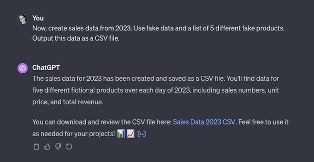 criando dados simulados