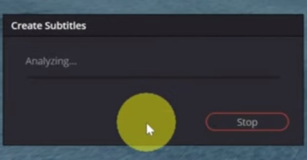 Como adicionar legendas em Davinci Resolve: Processamento de legendas de automóveis da Davinci.