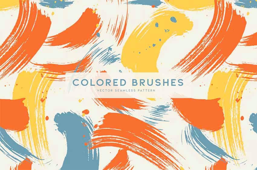 Pincéis coloridos para designer de afinidade