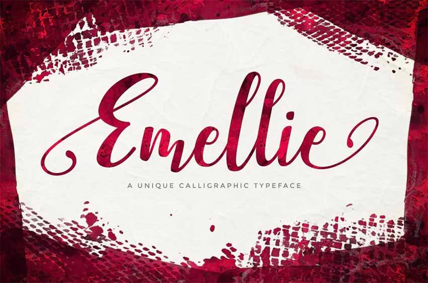 Fonte Emellie Script