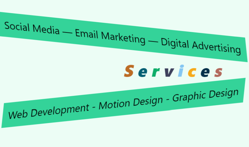 O layout da quinta seção