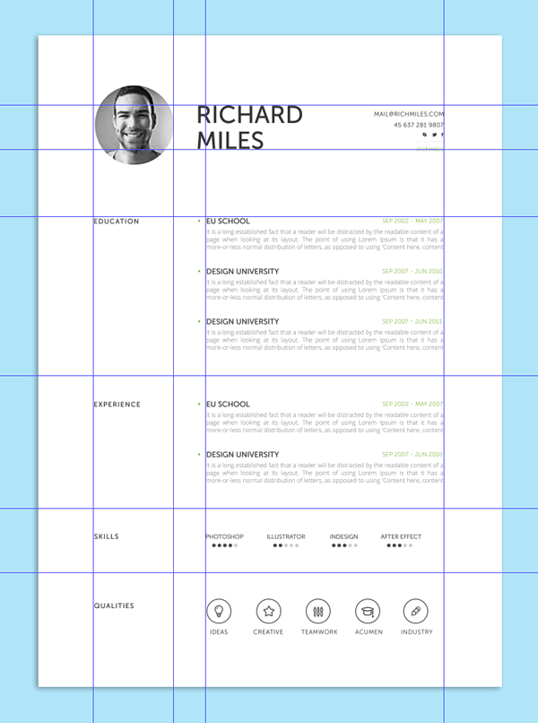 Aside from professional resume templates, many bundles and sets include business card and cover letter templates that can be edited with . 9 Creative Resume Design Tips (With Template Examples)