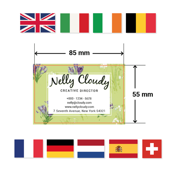 The Ultimate Design Guide To Standard Business Card Sizes