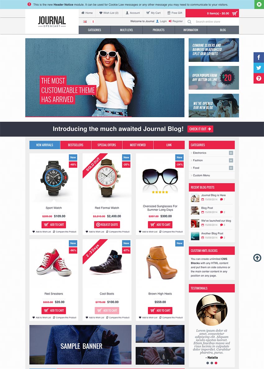 15 Template Website Ecommerce Terbaik Tren 2016